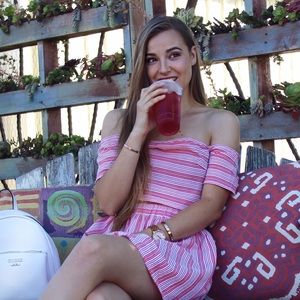 Boohoo Petite Striped Set